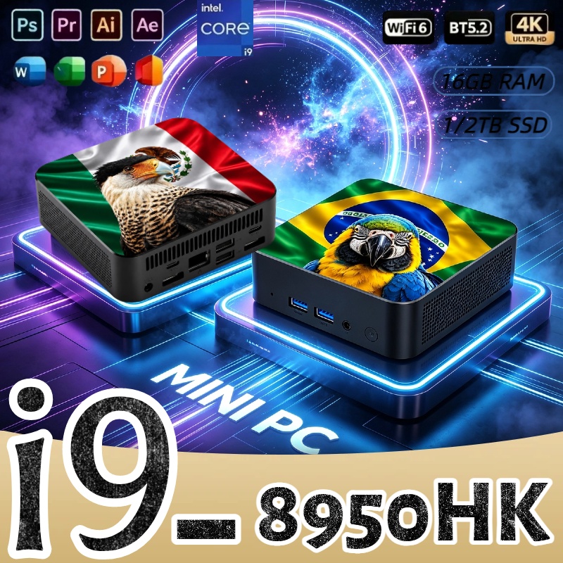 Pc Gaming New - Mini PC Core i9-8950HK 16GB RAM