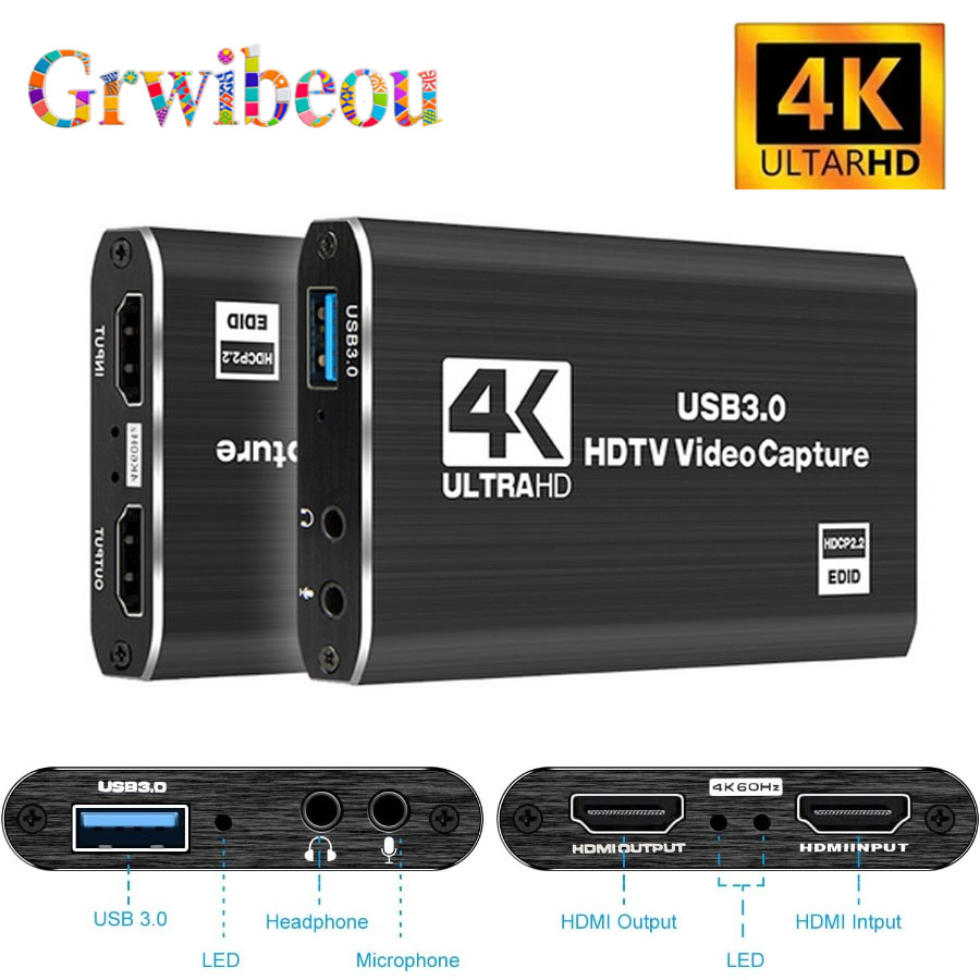 Capture Card Hdmi - 4K USB 3.0 Video Capture Card