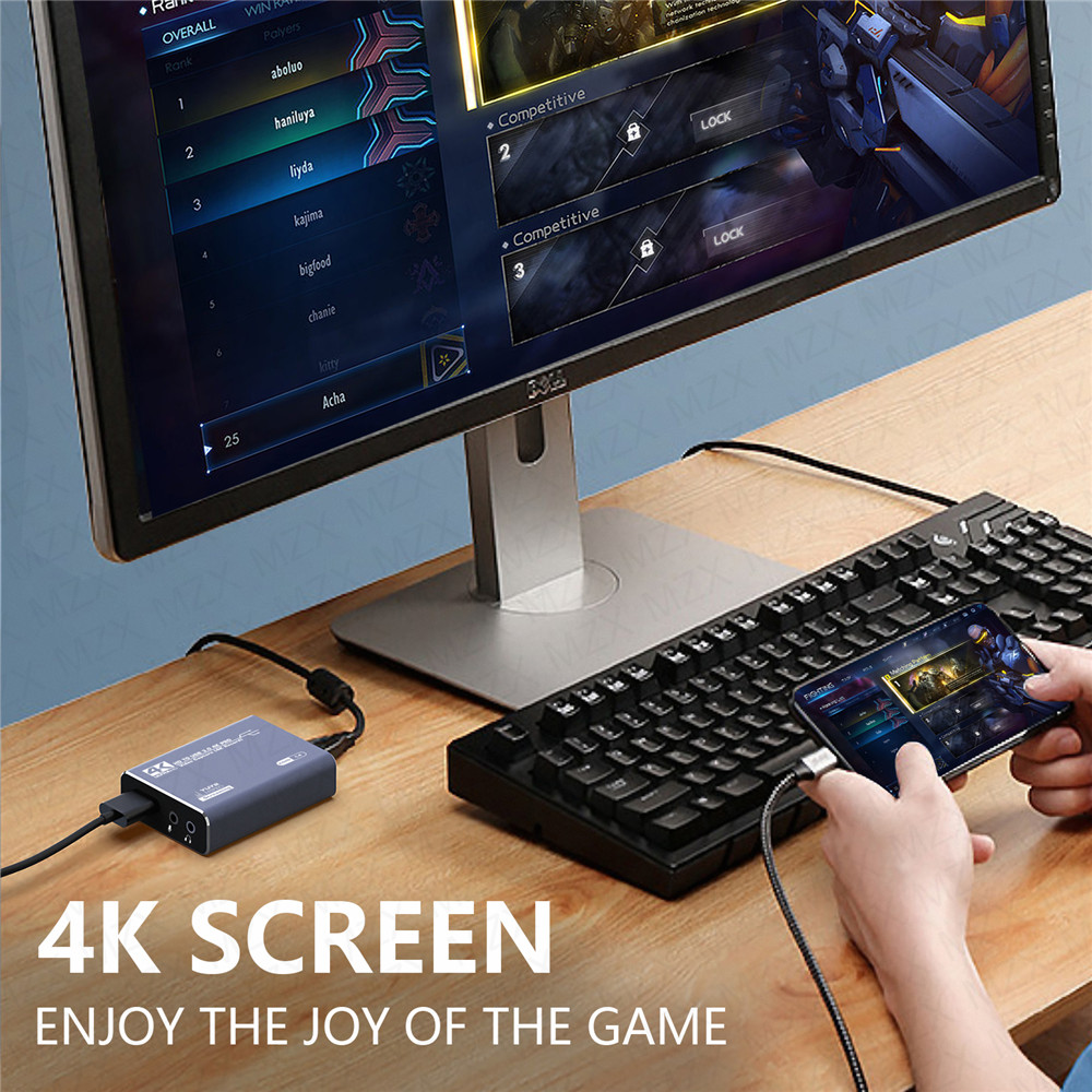 MZX 4K Video Capture Card Boar - đánh giá và giá Capture Card Hdmi