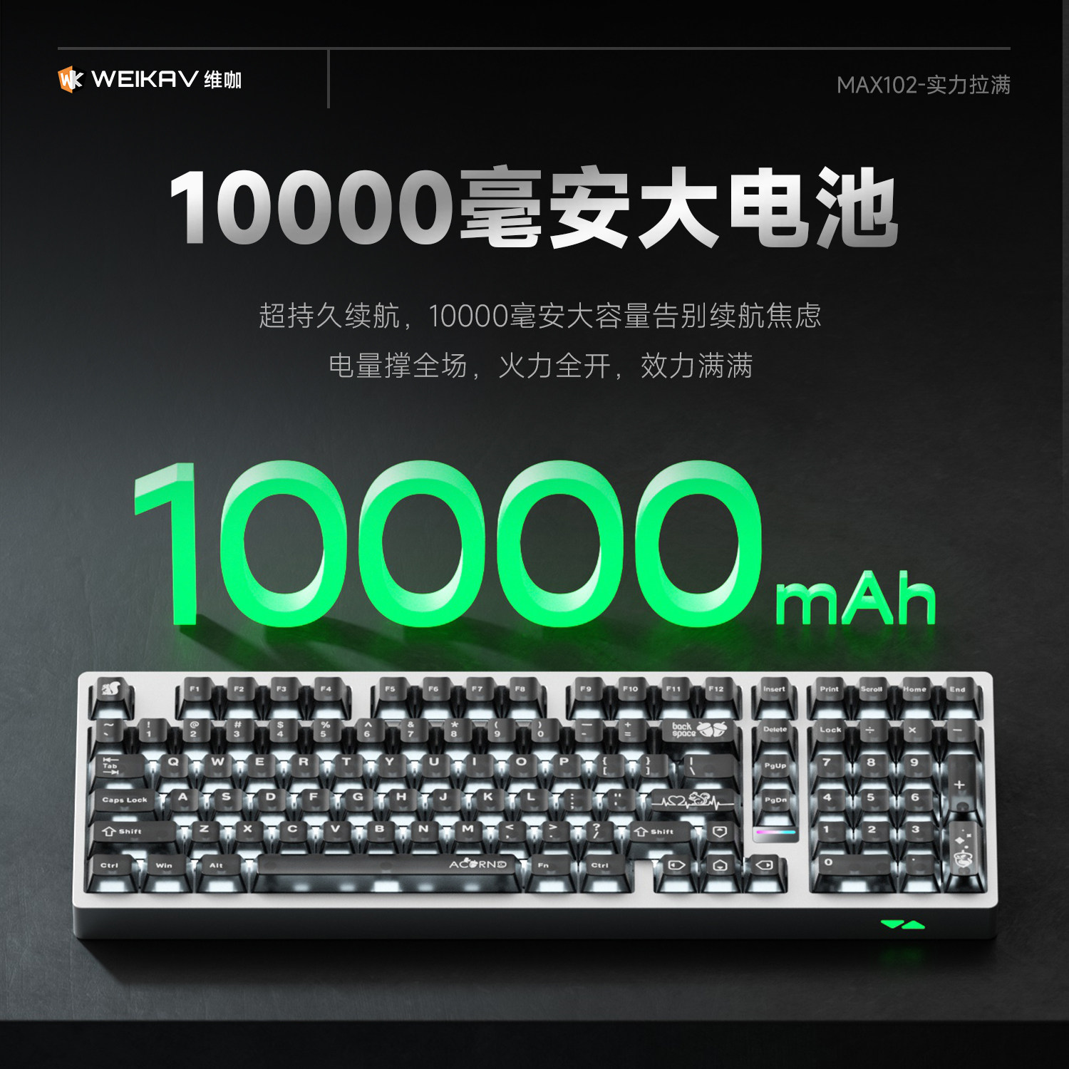 Weika Max102 Aluminum Case Wir - đánh giá và giá Pc Gaming Keyboard