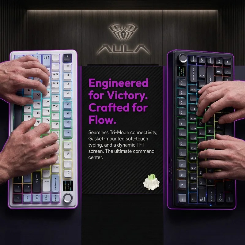 AULA F75 Max Mechanical Keyboa - đánh giá và giá Pc Gaming Keyboard