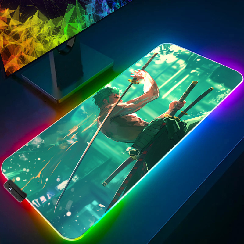 ONE PIECE Zoro Mouse Pad RGB G - đánh giá và giá Pc Gaming Set