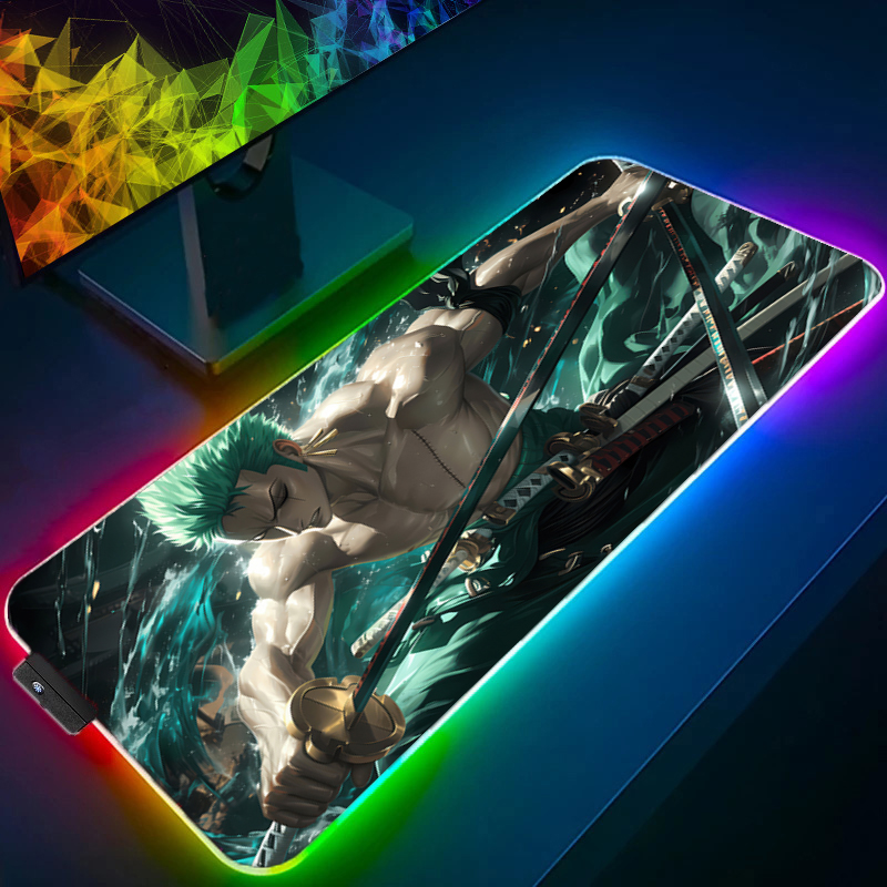 ONE PIECE Zoro Mouse Pad RGB G - đánh giá và giá Pc Gaming Set