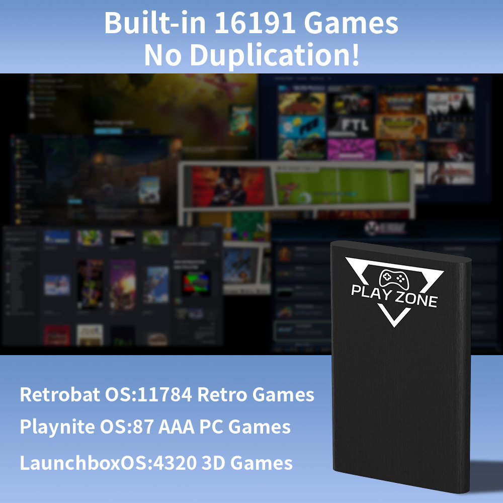 Play Zone 1TB Portable Gaming  - đánh giá và giá Pc Gaming Aaa
