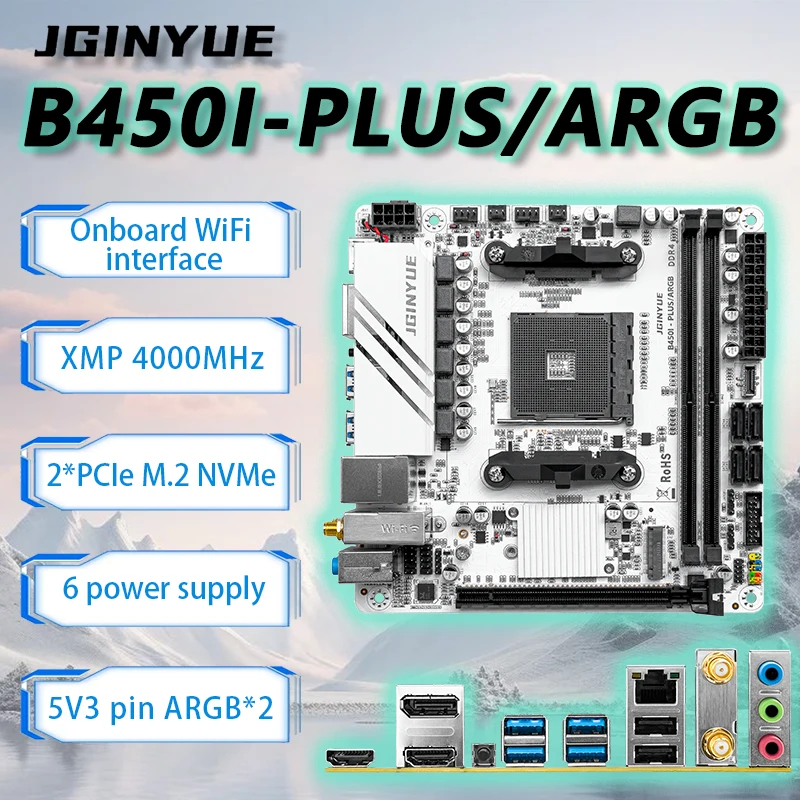 JGINYUE B450 ITX Motherboard S - đánh giá và giá Pc Gaming Set