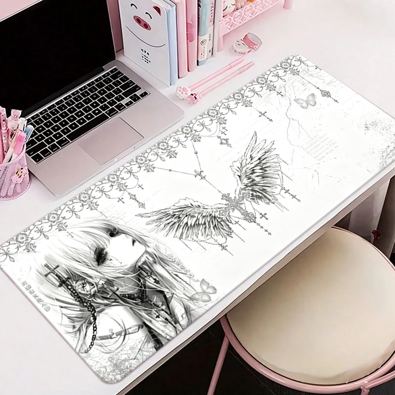 Leather Mousepad Black White A - đánh giá và giá Pc Gaming Keyboard