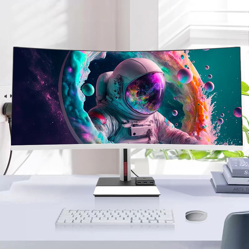 34 Inch 4K Curved Screen Deskt - đánh giá và giá Pc Gaming Set