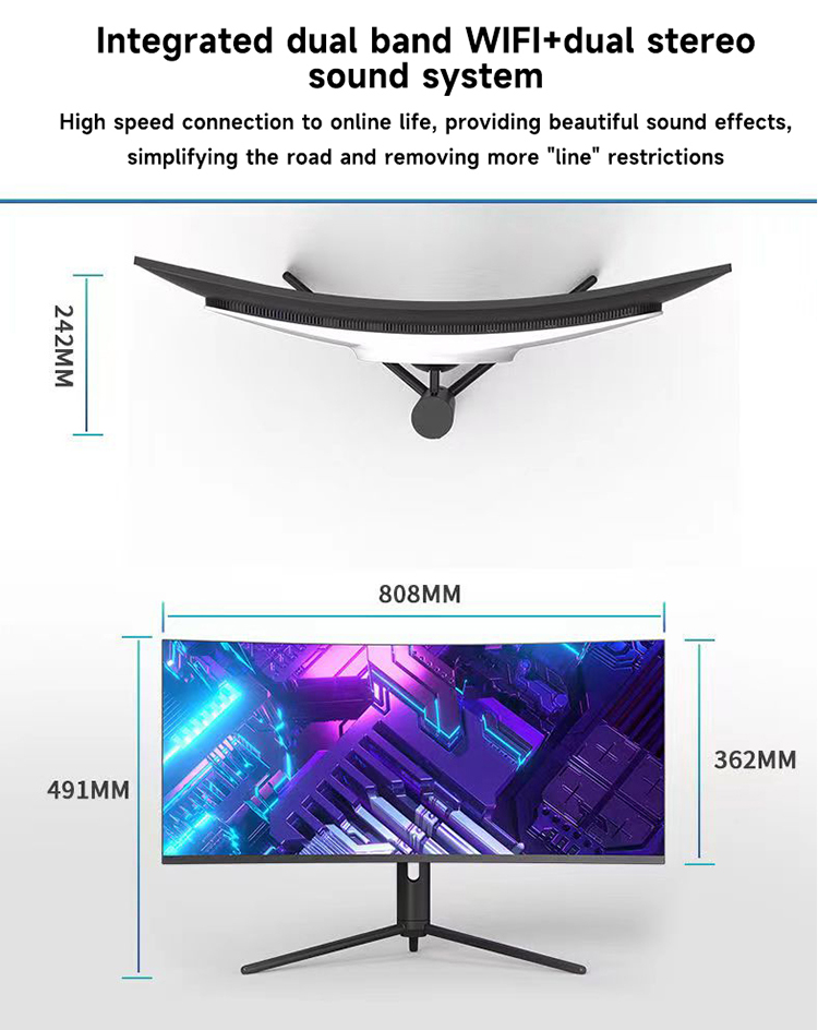 34 Inch 4K Curved Screen Deskt - đánh giá và giá Pc Gaming Set